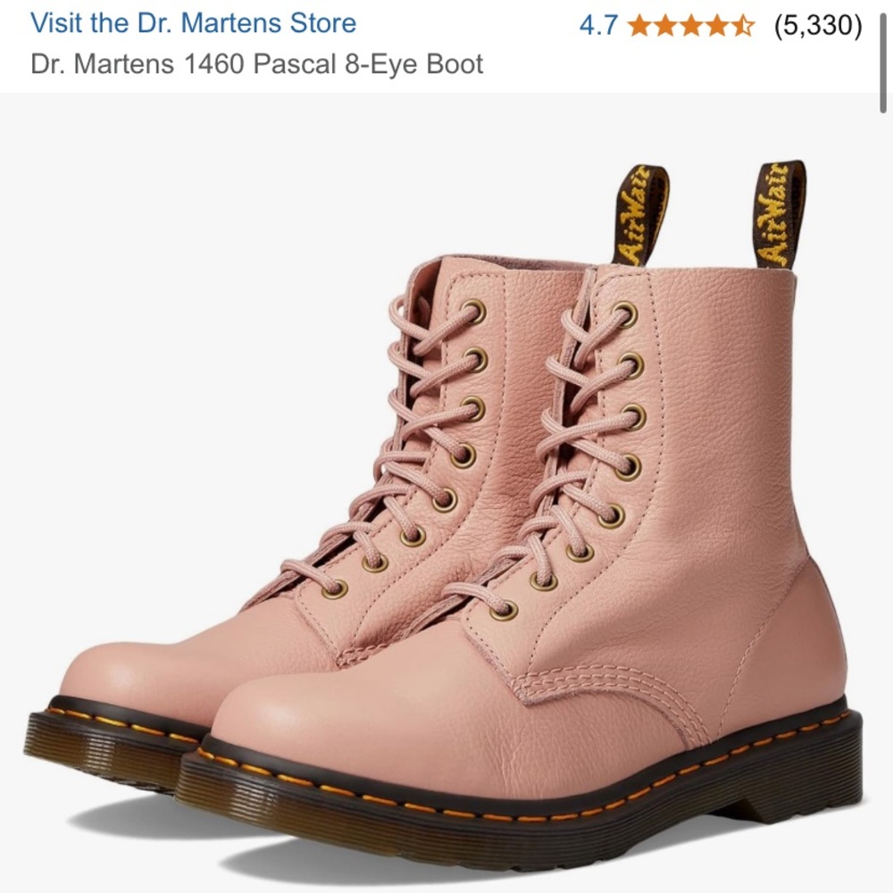 NEW - Pink Doc Martens/Dr. Martens